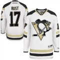 Mens Reebok Pittsburgh Penguins #17 Bryan Rust Premier White 2014 Stadium Series NHL Jersey