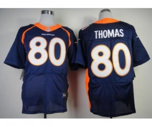 Nike jerseys denver broncos #80 thomas blue[new Elite]