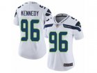 Women Nike Seattle Seahawks #96 Cortez Kennedy Vapor Untouchable Limited White NFL Jersey