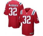 Mens Nike New England Patriots #32 Devin McCourty Game Red Alternate NFL Jersey