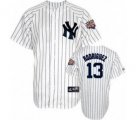 New York Yankees 13 Rodriguez Youth White(2009 logo)