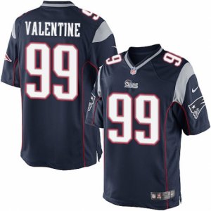 Mens Nike New England Patriots #99 Vincent Valentine Limited Navy Blue Team Color NFL Jersey