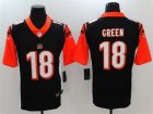 Nike Bengals #18 A.J. Green Black Color Rush Limited Jersey
