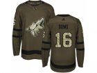 Adidas Phoenix Coyotes #16 Max Domi Green Salute to Service Stitched NHL Jersey