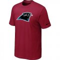 Carolina Panthers Sideline Legend Authentic Logo T-Shirt Red