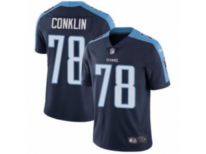 Nike Tennessee Titans #78 Jack Conklin Vapor Untouchable Limited Navy Blue Alternate NFL Jersey