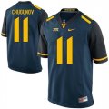 West Virginia Mountaineers #11 Chris Chugunov Navy College Football Jersey