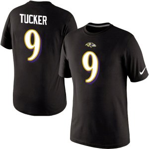 Nike baltimore ravens #9 Tucker Pride Name & Number T-Shirt black