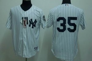 mlb new york yankees #35 mussina white(2009 logo)