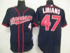 MLB Minnesota Twins #47 Liriano Blue[2011 new]