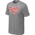 Nike MLB Minnesota Twins 2014 Home Practice T-Shirt - Light Grey