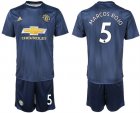 2018-19 Manchester United 5 MARCOS ROJO Third Away Soccer Jersey