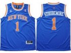 NBA New York Knicks #1 Amar'e Stoudemire Blue Revolution 30 Swingman Jerseys New Style
