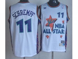 nba 95 all star #11 schrempf white