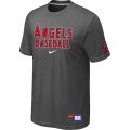 Los Angels of Anaheim D.Grey Nike Short Sleeve Practice T-Shirt