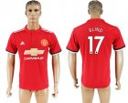 2017-18 Manchester United 17 BLIND Home Thailand Soccer Jersey