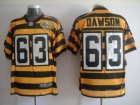 Nike pittsburgh steelers #63 dawson yellow black(team 80 anniversary)