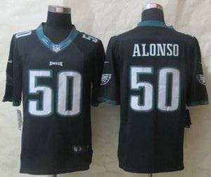 Nike Philadelphia Eagles #50 Kiko Alonso black jerseys(Limited)