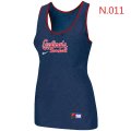 Nike St.Louis Cardinals Tri-Blend Racerback stretch Tank Top Blue