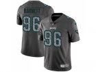 Nike Philadelphia Eagles #96 Derek Barnett Gray Static Men NFL Vapor Untouchable Limited Jersey