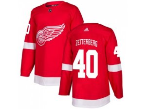 Youth Adidas Detroit Red Wings #40 Henrik Zetterberg Red Home Authentic Stitched NHL Jersey