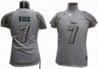 Women Philadelphia Eagles #7 MICHAEL VICK Zebra Field Flirt Fash