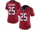 Women Nike Houston Texans #25 Kareem Jackson Vapor Untouchable Limited Red Alternate NFL Jersey