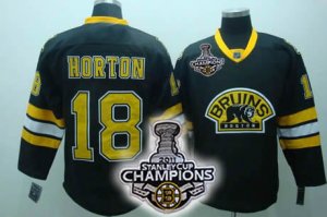 nhl boston bruins #18 horton black 3rd[2011 stanley cup champion