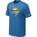 Minnesota Vikings Sideline Legend Authentic Logo T-Shirt light Blue