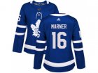 Women Adidas Toronto Maple Leafs #16 Mitchell Marner Blue Home Authentic Stitched NHL Jersey