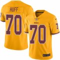 Mens Nike Washington Redskins #70 Sam Huff Limited Gold Rush NFL Jersey