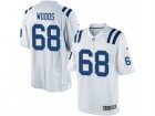 Mens Nike Indianapolis Colts #68 Al Woods Limited White NFL Jersey