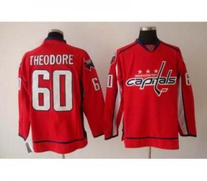 nhl washington capital #60 theodore red