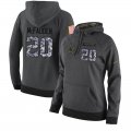 NFL Women's Nike Dallas Cowboys #20 Darren McFadden Stitched Black Anthracite Salute to Service Player Performance Hoodie