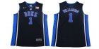 Duke Blue Devils #1 Zion Williamson Black Nike College Basketball Jersey