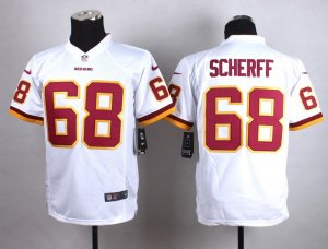 Youth Nike Washington Redskins #68 Scherff white jerseys