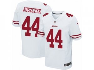 Mens Nike San Francisco 49ers #44 Kyle Juszczyk Elite White NFL Jersey