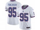 Mens Nike New York Giants #95 Dalvin Tomlinson Limited White Rush NFL Jersey