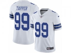 Mens Nike Dallas Cowboys #99 Charles Tapper Vapor Untouchable Limited White NFL Jersey