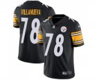 Youth Nike Pittsburgh Steelers #78 Alejandro Villanueva Vapor Untouchable Limited Black Team Color NFL Jersey