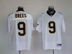 nfl new orleans saints #9 brees white