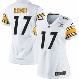 Women\'s Nike Pittsburgh Steelers #17 Eli Rogers Limited White NFL Jersey