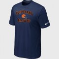 Cleveland Browns Heart & Soul D.Blue T-Shirt
