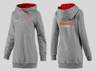 Women Chicago bears Logo Pullover Hoodie-070