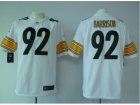 Nike pittsburgh steelers #92 harrison white Game Jerseys