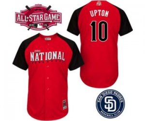 mlb 2015 all star jerseys san diego padres #10 upton red