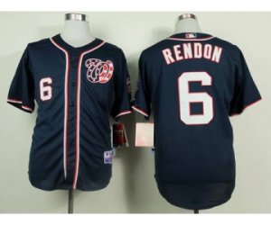 mlb jerseys washington nationals #6 rendon dk.blue