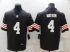 Nike Browns #4 Deshaun Watson Brown Vapor Limited Jersey