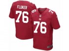 Mens Nike New York Giants #76 D.J. Fluker Elite Red Alternate NFL Jersey