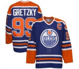 nhl edmonton oilers #99 gretzky ccm lt.blue